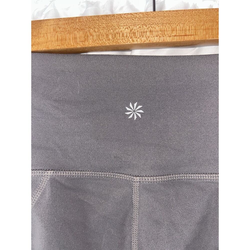 Athleta Salutation ModBlock gray pink leggings athletic size xs women pockets - Picture 3 of 6